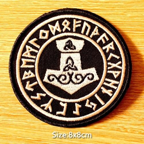 Deathly Hallows Elder Wand Patch Embroidered Patches For Clothing Iron On Patches On Clothes Stripe DIY Snake Patch Applique