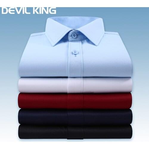 DEVIL KING Men's Slim Fit Shirts