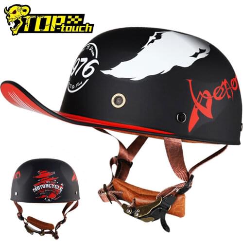 HNJ Motorcycle Helmet Summer Casco Moto Vintage Retro Capacete De Moto Open Face Half Helmet Chopper Biker Motobiker Helmet