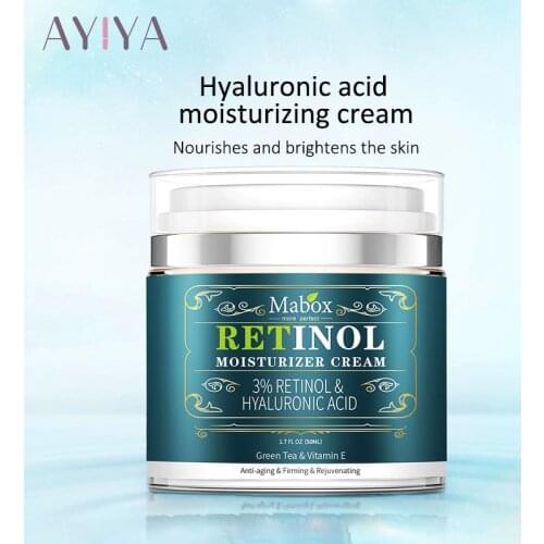 50ml Collagen Vitaming C Anti-aging Cream Retinol Face Cream Hyaluronic Acid Hydrating Vitamin E Tighten Skin Whitening Cream