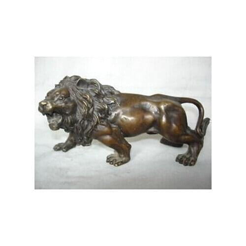 Collectible bronze lion statue FREE SHIPPING
