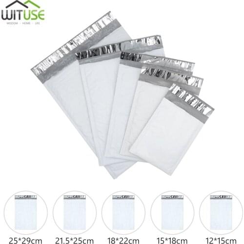 10/20/50PCS Envelopes Bubble Gift Mailer Pearl 15x18 18x22 21.5x25 25x29cm Film Bubble Padded Self Seal Packaging Mailing Bags