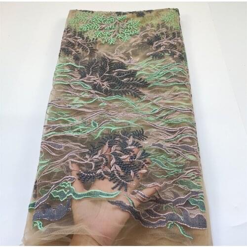 2021 Latest African Lace Fabric Embroidered Nigerian Wedding Lace Fabric High Quality French Tulle Lace Fabric qpaWH0787