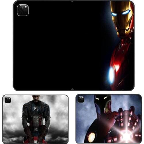 Love Marvel Avengers Spider-Man Iron Man Captain America iPad Case For i Pad 10.2 Case Hunter X Hunter Soft Silicone Back Funda