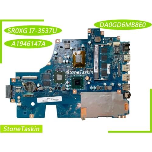 Best Value A1946147A for Sony Vaio SVF15A Laptop Motherboard DA0GD6MB8E0 SR0XG I7-3537U N14M-LP-S-A1 DDR3 100% Tested