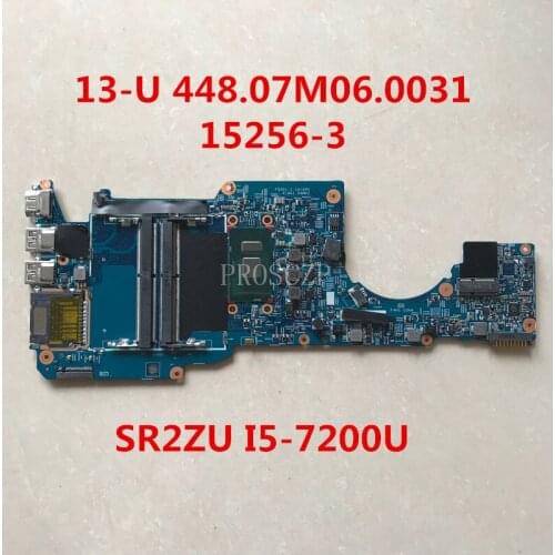 For X360 13-U M3-U M3-U103DX Laptop motherboard 448.07M06.0031 15256-3 With SR2ZU I5-7200U CPU HM170 DDR4 working well