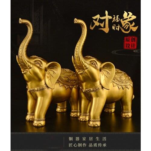 Copper dragon turtle ornaments pure copper money dragon head turtle Zhaocai mother and son dragon turtle living room office