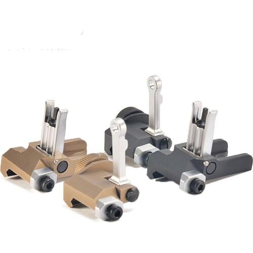 High Quality Mechanical Sight Pair Quick Release 71L Cross Hair Front Sight for CS Paintball Hunting Accessories