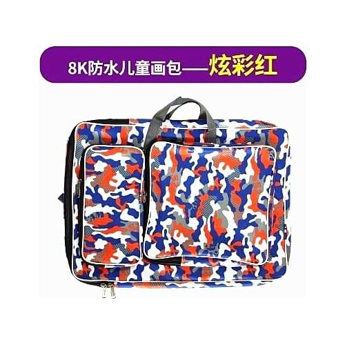 Fashion Cartoon Drawing Set Art Bag A3 Sketch Pad/Drawing Kit 8K Art School Bag Painting Bags for Kids Sketchpad Bag Waterproof