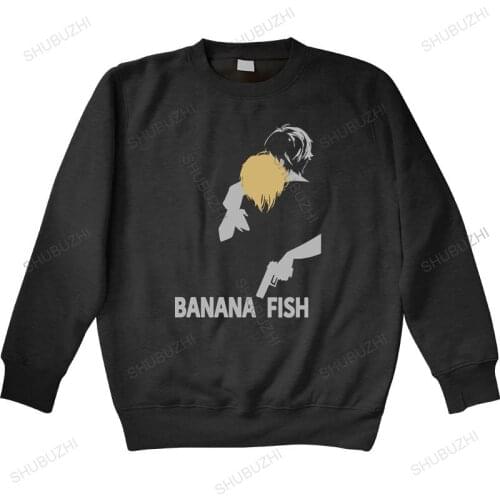 Men sweatshirt spring Mens Sa Yo Na Ra Banana Fish hoodies Anime Manga Ash Eiji Pure unisex sweatshirt men top
