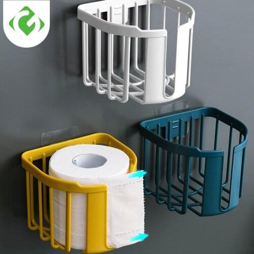 Home Storage Wall-Mounted Multifunctional Tissue Box Home Storage Box Bathroom Accessories Organizer Tissue Holder