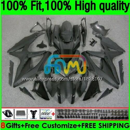 OEM For SUZUKI GSXR 600 750 Matte black CC GSX R600 GSXR600 08 09 10 38BS.22 GSX-R600 GSXR-750 K8 GSXR750 2008 2009 2010 Fairing