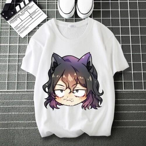 My Hero Academia Asui Tsuyu Comic Print personalise T-Shirt O-Neck Short Sleeve Modal Shirt Tshirt