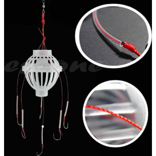 Useful Fishing Tackle Hook Box Sea Fishing Monster with Six Strong Fishing Hooks Retail/Wholesale Support