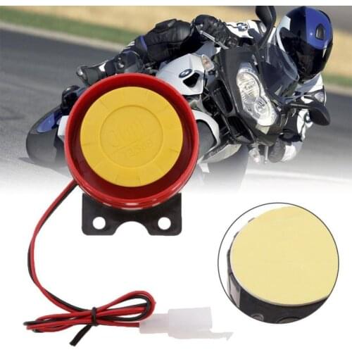 Universal Motorcycle Alarm System Scooter Anti-theft Security Reminder Alarm System For Car Truck ATV Raid Siren Electric Horn