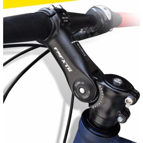 MTB Road Bike Stem 7 17 Degrees shiny 60/70/80/90/100/110/120/130mm Aluminium Alloy Handlebar Clamp Mountain Bicycle Stem