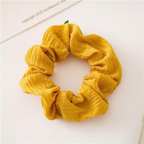 1 pc Scrunchie Hair Tie For Women Elastic Hair Rubber Bands Gum Girls Ponytail Holder Hair Rope Fashion Hair Accessories