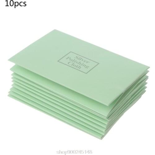 10Pcs Polishing Cloth Jewelry Polishing Silver Gold Clean Tool Jewelry Cleaner N13 20 Dropshipping