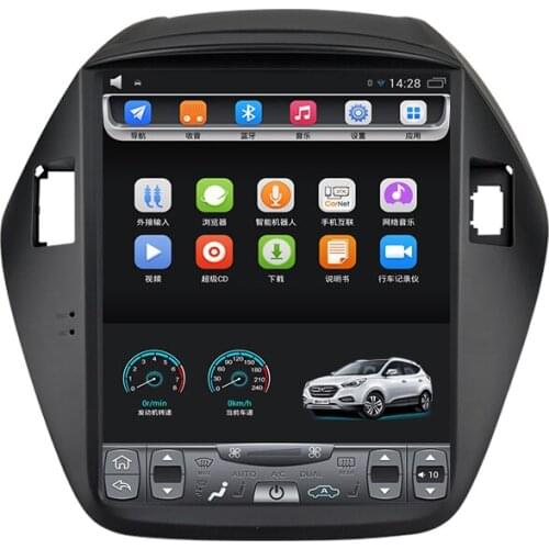 2010-2017 Tucson ix35 10.4 inch Vertical touch Screen Android Car GPS Navigation multimedia Bluetooth Wifi