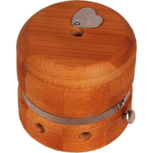 Hot-selling Querysystem cauterize bamboo wooden moxa box utensils tank can thermostat with 30pcs moxa roller Meridian