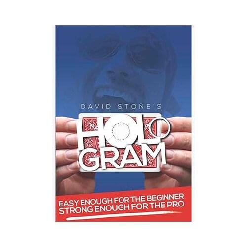 Hologram by David Stone (DVD and Gimmick),Card Magic trick,Illusions,Close up,Stage Magic Props,Fun,,Accessories
