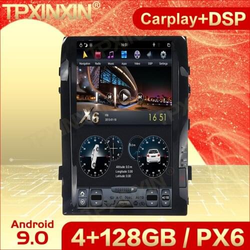 Carplay 2 Din Android 9 Tesla Stereo For Toyota Land Cruiser 2008 2009 2010 2011 2012 2013 2014 2015 Navi Video Player Head Unit