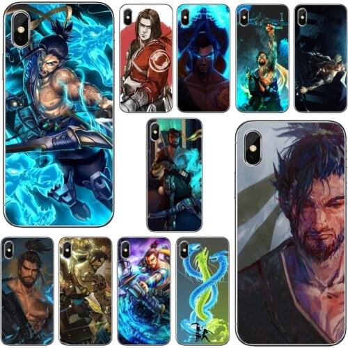 For Xiaomi poco X3 nfc F2 Pro M3 Mi 5X 6X Max Mix 1 2 2S 3 Mi5 Mi6 Mi3 Mi4 OVERWATCH-Hanzo-Heroes-Pattern Soft Case Cover