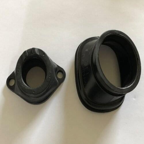 E432 Motorcycle AX100 Carburetor Air Filter Intake Pipe Joint Interface for Suzuki 100cc AX 100 Adapter Inlet Pipe Rubber Mat