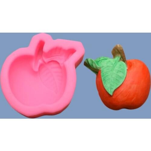 Fruit Leaves Sugar Silicone Mold Mousse Cake Desserts Decoration DIY Decoration Mold