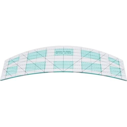 Tailor Curved DIY Acrylic Quilting Ruler Template Sewing Patchwork Supplies