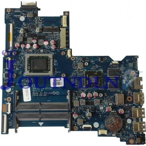 JOUTNDLN FOR HP notebook 15-BA Laptop Motherboard 854959-601 854959-001 BDL51 LA-D713P w/ A10-9600P CPU R8 M445DX GPU
