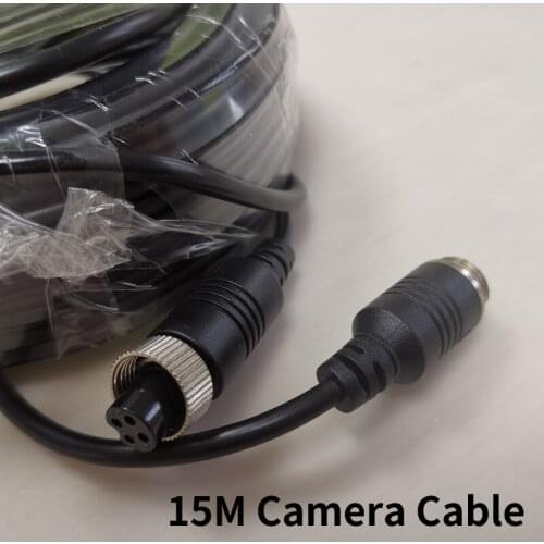 15m 12V DC 15M Audio Video Power Camera Cable BNC RCA CCTV Cable 1pcs free shipping CCTV DC Power Extension Cable Cord 15 Meter