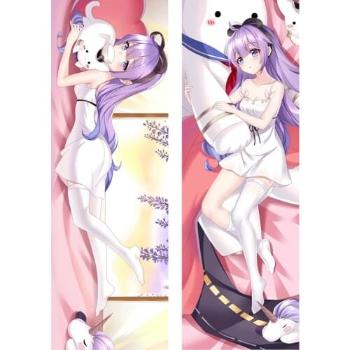 Hot Game Azur Lane Pillow Case Dakimakura HMS Unicorn Two Side Printed Hugging Body Throw Cushion Anime Pillow Cover Case