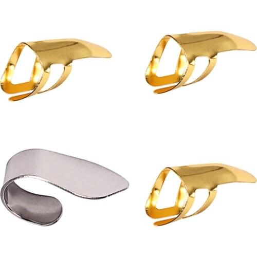 Guitar Finger Pick 1 Thumb+3 Finger Picks Plectrums for Acoustic Electric Guitar Parts