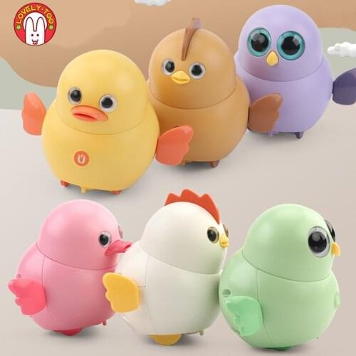 Cute Swinging Magnetic Electronic Pets Walking Chicken Toys For Girls Chicks Set Children Link Trackless Random Road Condition