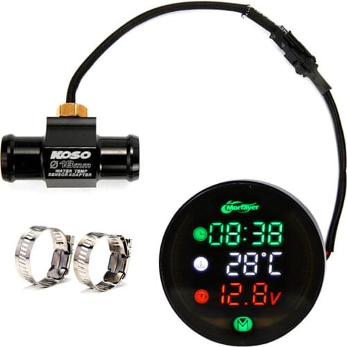 Motorcycle 5 in 1 Electronics Meter For NMAX PCX XMAX 125 250 300 XJ6 CB650F AEROX Water Air Temperature Hour Counter Timer