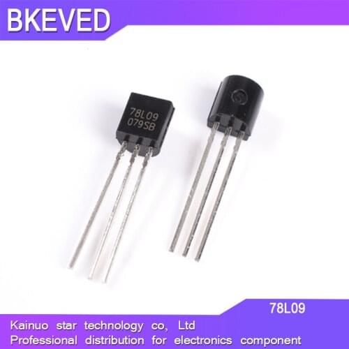 50PCS 78L09 9V 100mA 0.1A Voltage Regulator TO-92 new and original
