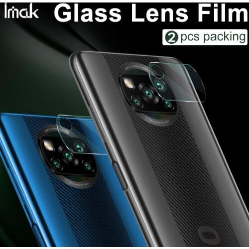 For Xiaomi POCO X3 NFC Tempered Glass Lens Film IMAK Wear Resistant Camera Lens Protective Protector for Xiaomi PocoPhone X3 NFC
