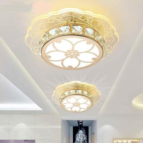 Simple atmosphere living room modern master bedroom LED lamp warm and romantic restaurant corridor ceiling lamp LO881