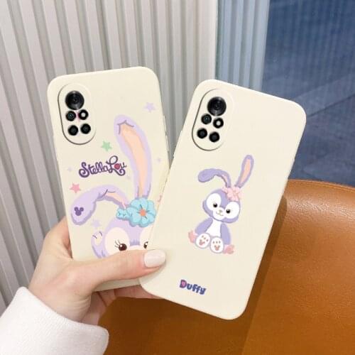 Cute Cartoon Pattern Liquid Silicone Shockproof Back Cover For Huawei Nova8 8Pro 8SE 7 7Pro 7SE 6 6se 5 5Pro 5Z 5I 5Ipro 4 4E