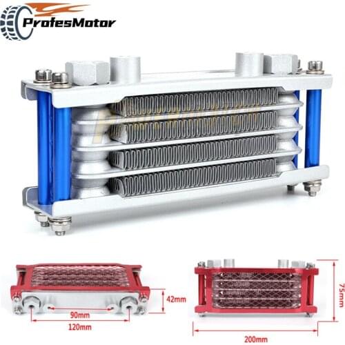 Motorcycle Radiator Oil Cooler Cooling Motorcycle Oil Cooler For 110cc 125CC 140cc ATV Dirt Bike Pit Bike Monkey Bike ATV Quad