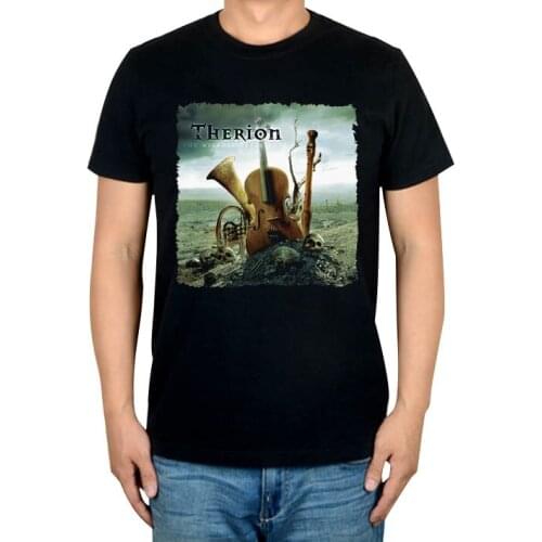 Cool Summer Style Therion Sweden Rock band men women shirt punk death heavy black metal mma fitness XXXL musical instrument