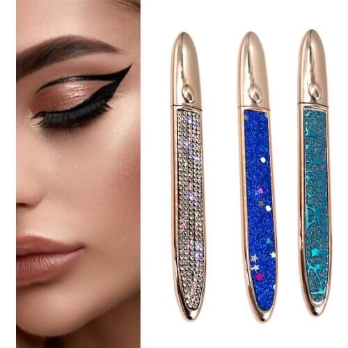 Eyeliner Pen Practical Bright Color Liquid Self-adhesive Eyeliner Pen for Beauty