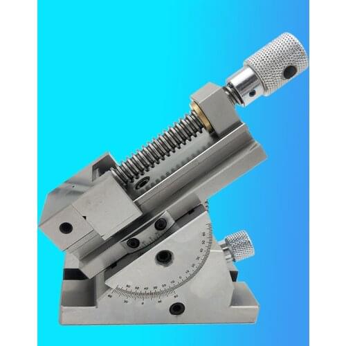 2 Inch precision universal vise angle tilt flat-nose pliers fixture cnc grinder 360 degree rotation tool grinder