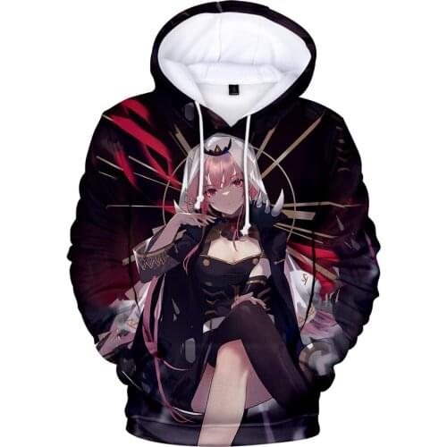 HOLOLIVE VTuber Mori Calliope 3D Print Hoodie Fashion Hoodies Sportswear Youthful Kawaii Women/Men The Hooded Kids Kids Clothes