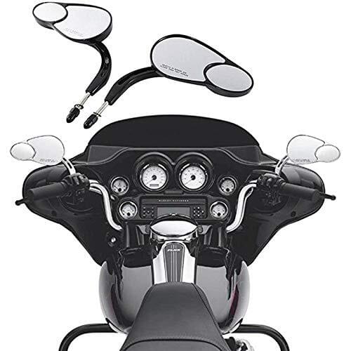 Universal 8Mm RearView Mirrors Fit for H-Arley D-Avidson Sportster XL 1200 883 Touring Road King Street Glide Chopper 1982-2019
