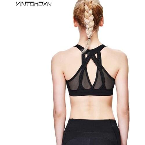 Women Fitness Bra Gymming Sporting Workout Yogaing Girl Sleep Vest Underwear Clothes Runs Push Up Tops Shirts Tank 18126