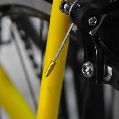 1@#20Pcs Bicycle Mountain Bike Brake Core End Cap Cable Aluminum Cover Gear Bicycle Parts Bicycle Equipment Repair Accessorie