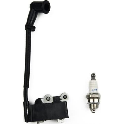 1pcs Lgnition Coil with Spark Plug For Ryobi 25cc RY251PH RY252CS RY253SS String Trimmers RY254BC 25.4cc Brushcutter Coil Boot