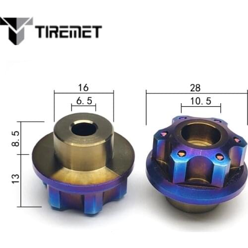 2PC Titanium Handlebar Plug with M6X40Titanium Bolts Grip Cap Covers Stoppers End Lock-On Plugs for Motorcyle Bike Parts Tiremet